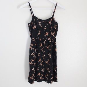 H&M FLORAL PRINT SKATER DRESS